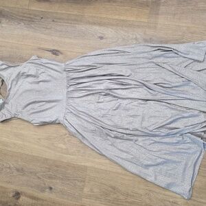 Maggy London Size 6 Midi A Line Dress Taupe